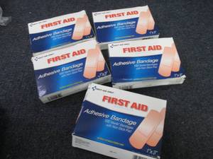 lot 219 image: 5- 100pks Adhesive Bandages 1x3...