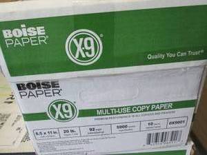 lot 240 image: Boise Multiuse Copy Paper 20 lb 8.5...