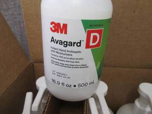 lot 260 image: 12- 16.9 oz Bottles 3M Avagard Hand...