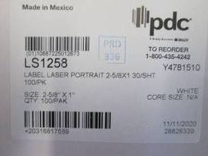 lot 273 image: 6 pks PDC Healthcare LS1258 Chart L...