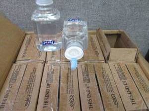 lot 290 image: Case of 8-2-450 ml Refills Purell A...