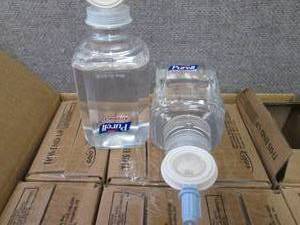 lot 294 image: Case of 8-2-450 ml Refills Purell A...