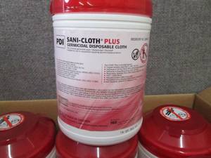 lot 306 image: 12- 160 ct Canisters PDI Sani-Cloth...