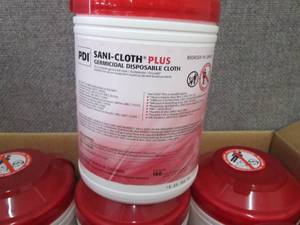 lot 309 image: 12- 160 ct Canisters PDI Sani-Cloth...