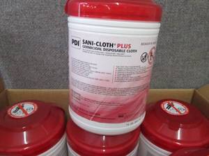 lot 310 image: 12- 160 ct Canisters PDI Sani-Cloth...
