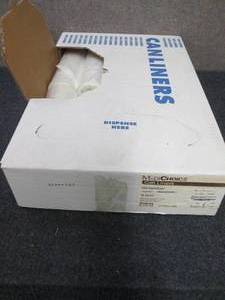 lot 330 image: 250 ct Case 33 Gallon Clear Trash B...