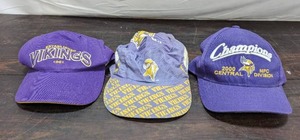 lot 32 image: 3 Vikings hats