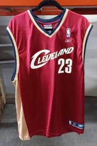 lot 14 image: Lebron James Cleveland 23 Jersey