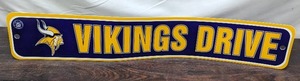 lot 128 image: Vikings Drive Sign
