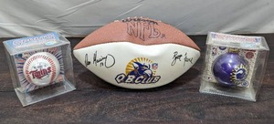 lot 133 image: Three Sports Memorabilia Items