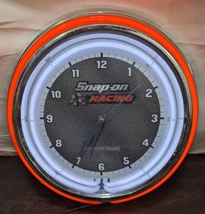 lot 141 image: Neon Snap-on Racing Clock