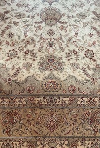 lot 3 image: Ardebil Ivory Karastan Persian Renaissance Area Rug