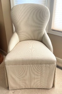 lot 38 image: Classy Upholstered Accent Chair