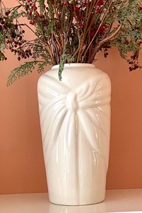 lot 106 image: Lovely Vase with Faux Greenery