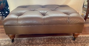 lot 111 image: Ethan Allen Ottoman