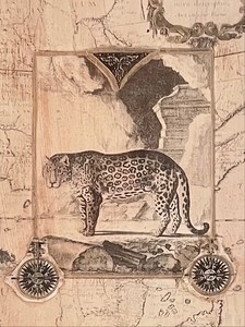 lot 140 image: African Themed Print