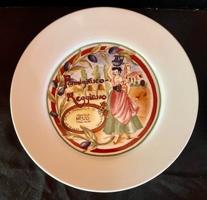 lot 159 image: Four Restoration Hardware Cheese Motif Plates