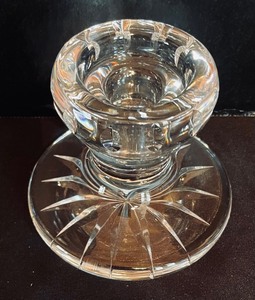 lot 256 image: Waterford Crystal Candle Holder