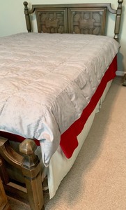 lot 10 image: Queen Headboard  Footboard and Frame