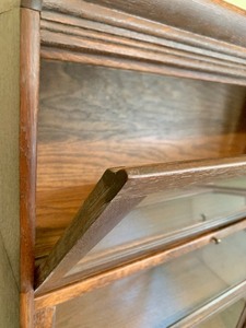 lot 56 image: Beautiful Barrister Stackable Glass Face Display Cabinet