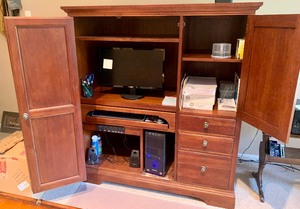 lot 205 image: Classy Office Armoire