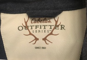 lot 213 image: Cabelas Mens Wool Coat Charcoal Color