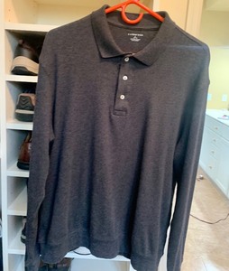 lot 221 image: Lands End Collared Shirt and LL Bean Windbreaker