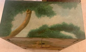 lot 234 image: Stunning Painted Storage Cabinet