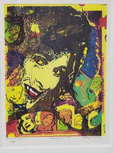 lot 27 image: Anthony R. Whelihan Signed LE Print Pageant Series Mischievious Suzi in Yellow