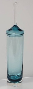 lot 63C image: Striking FIne Studio Art Glass Vanity Jar