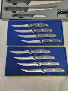 lot 111 image: Vintage Fiskars Cutting & Steak Knives