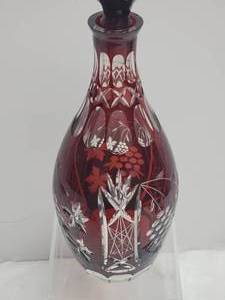 lot 114 image: Vintage Bohemian Glass Decanter