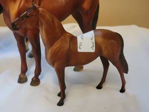 lot 109A image: Vintage Breyer Horse Collection - Proud Arab Stallion, Lynn Andersons Lady Phase, Man O War - 2114047602