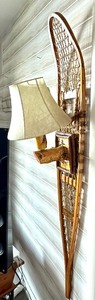 lot 10 image: Snowshoe Wall Lamp