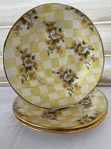 lot 36 image: Three Mackenzie Childs Lemon Curd Platters