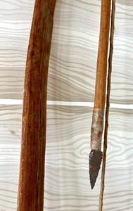 lot 38 image: Vintage Native American Bow and Arrow