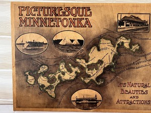 lot 64 image: Decorative Board Picturesque Minnetonka Print