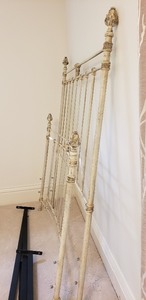 lot 23 image: Antique Metal Bed Frame
