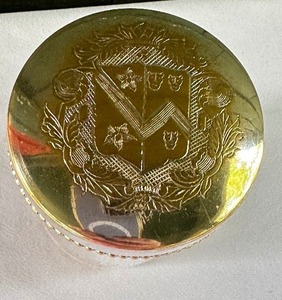 lot 105 image: Silver Plate Decorative Vanity Jar