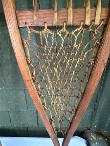 lot 15B image: Pair of Antique Lund Snow Shoes