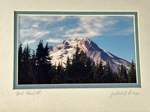 lot 79 image: Framed Photograph of Mount Hood