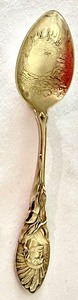 lot 143 image: Antique Native American Sterling Silver Spoon