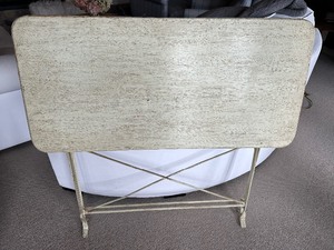 lot 120 image: Vintage Folding Metal Table