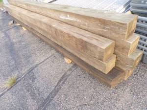 lot 7 image: 7 - 6 x 6 x 12 Treated Posts