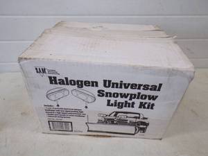 lot 41 image: Halogen Universal Snow Plow Light Kit still in box