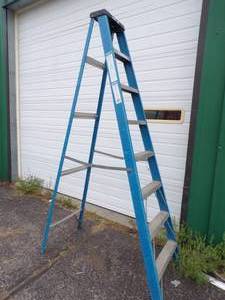 lot 21 image: 8 Fiberglass Step Ladder
