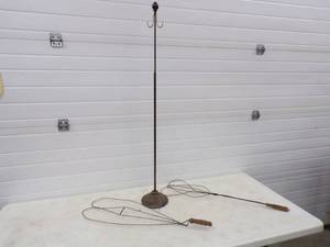 lot 108 image: Vintage Rug Beaters with Metal Stand