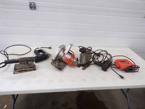 lot 113 image: Assorted Power Tools
