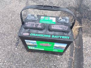 lot 127 image: Interstate Marine Cranking Battery