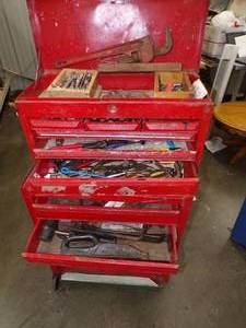 lot 148 image: Tool Box with Tools